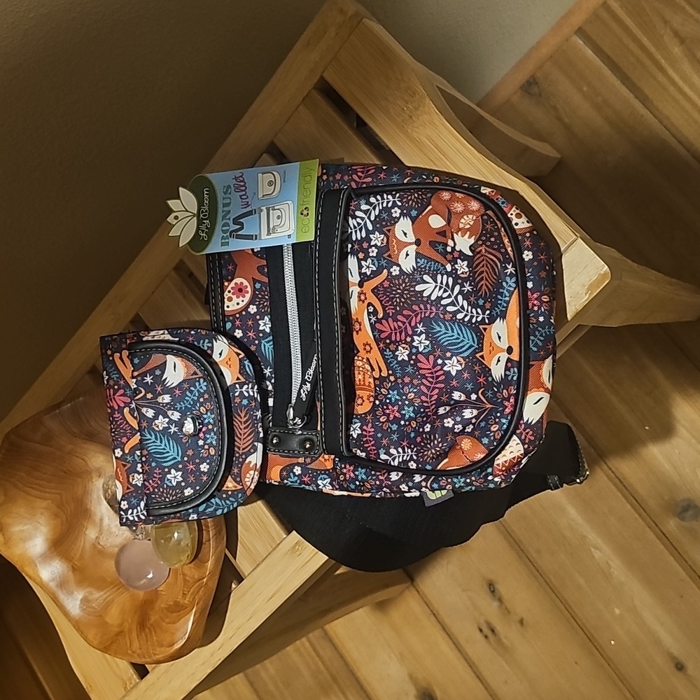 Lily Bloom Foxy Lady Crossbody Bag and Wallet